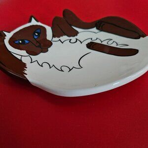 cat trinket plate by Nina Lyman